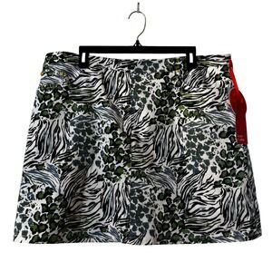 Hearts of Palm Women's Skort‎ Sz 18 NWT Plus Size Green Blue